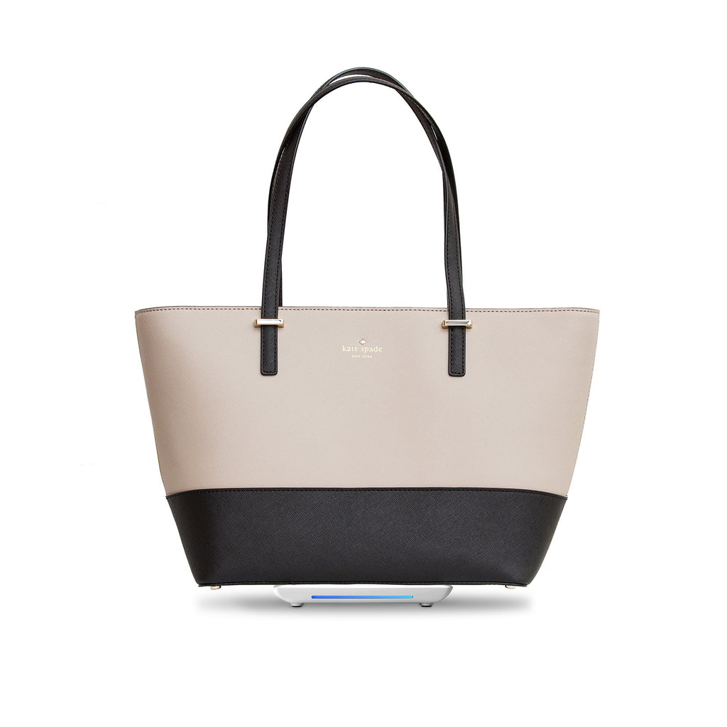 Everpurse Kate Spade charging Purse Small Harmony Clocktower/Black Tote on Charging Platform
