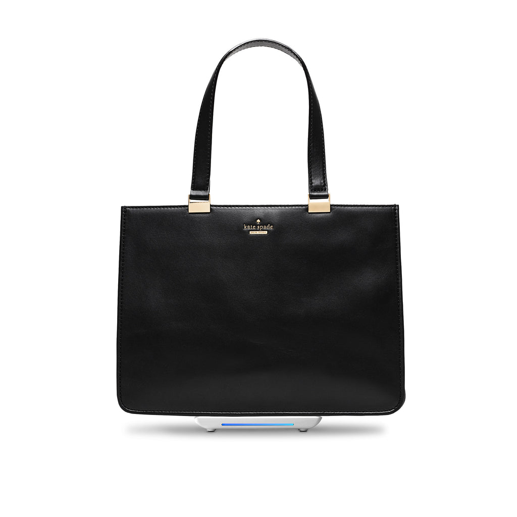 Everpurse Kate Spade Handbag with Phone Charger Frieda Black Tote﻿-On Charging Platform