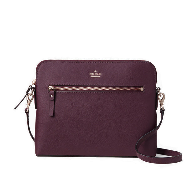 Everpurse Kate Spade Zana Maroon Crossbody Bag that Charges Phone