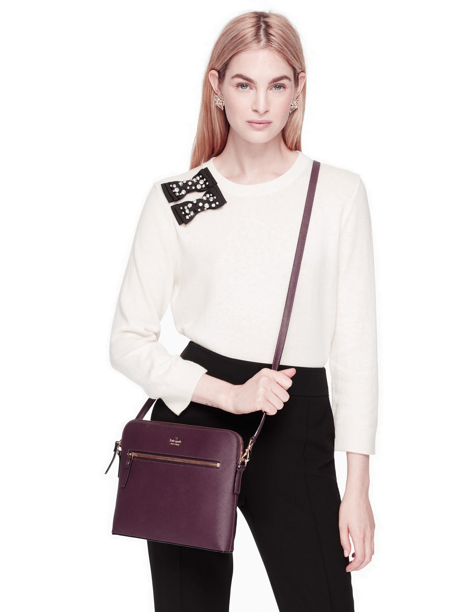 Everpurse Kate Spade Zana Mahogany Crossbody