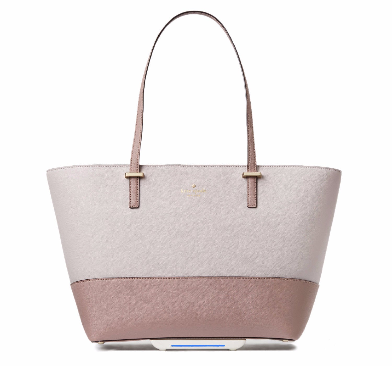 Small Harmony Nude Tote Bag: Charging Handbag